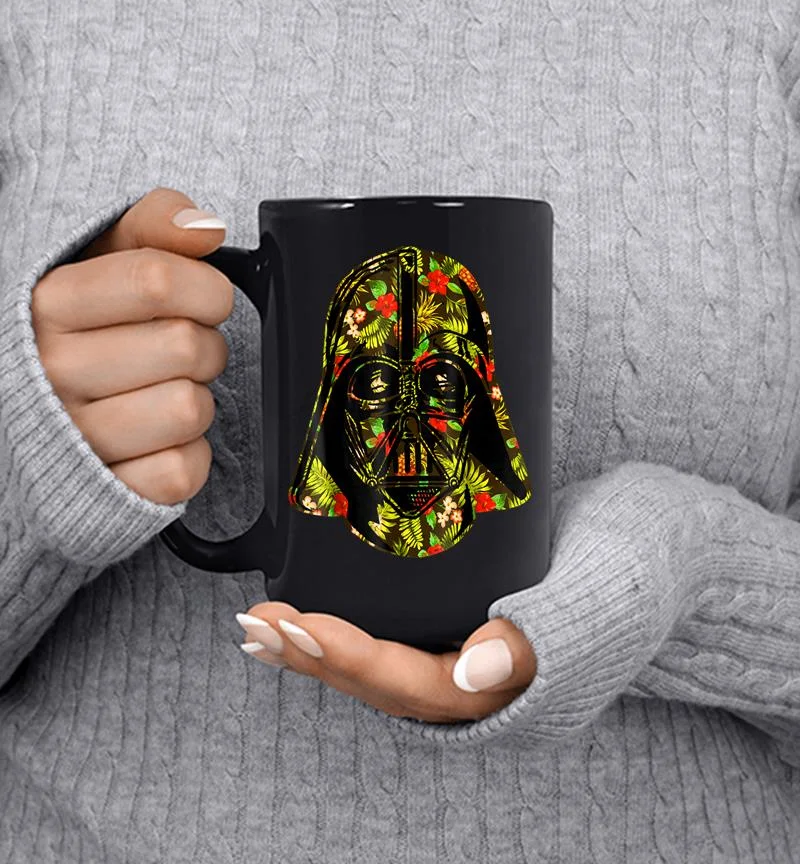 Star Wars Hawaiian Print Darth Vader Helmet Graphic Mug