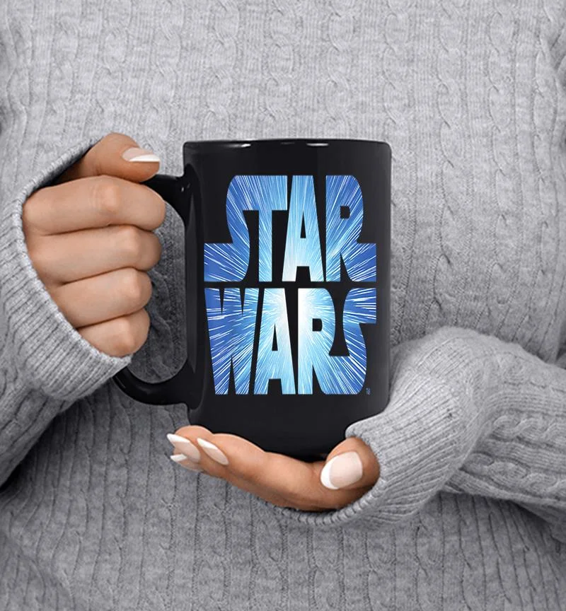 Star Wars Logo Jump To Lightspeed Mug