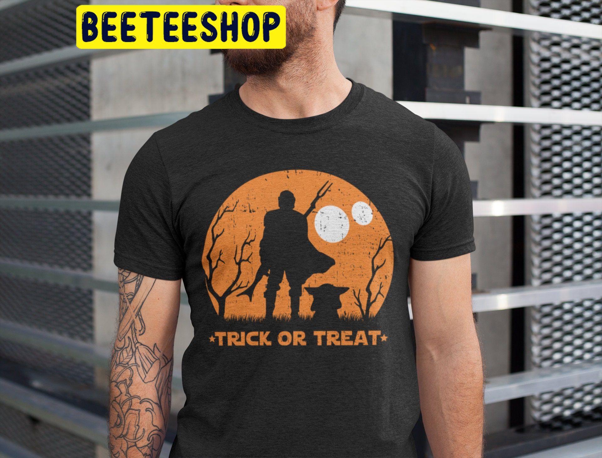 Star Wars Mandalorian Trick Or Treat HalloweenTrending Unisex Shirt