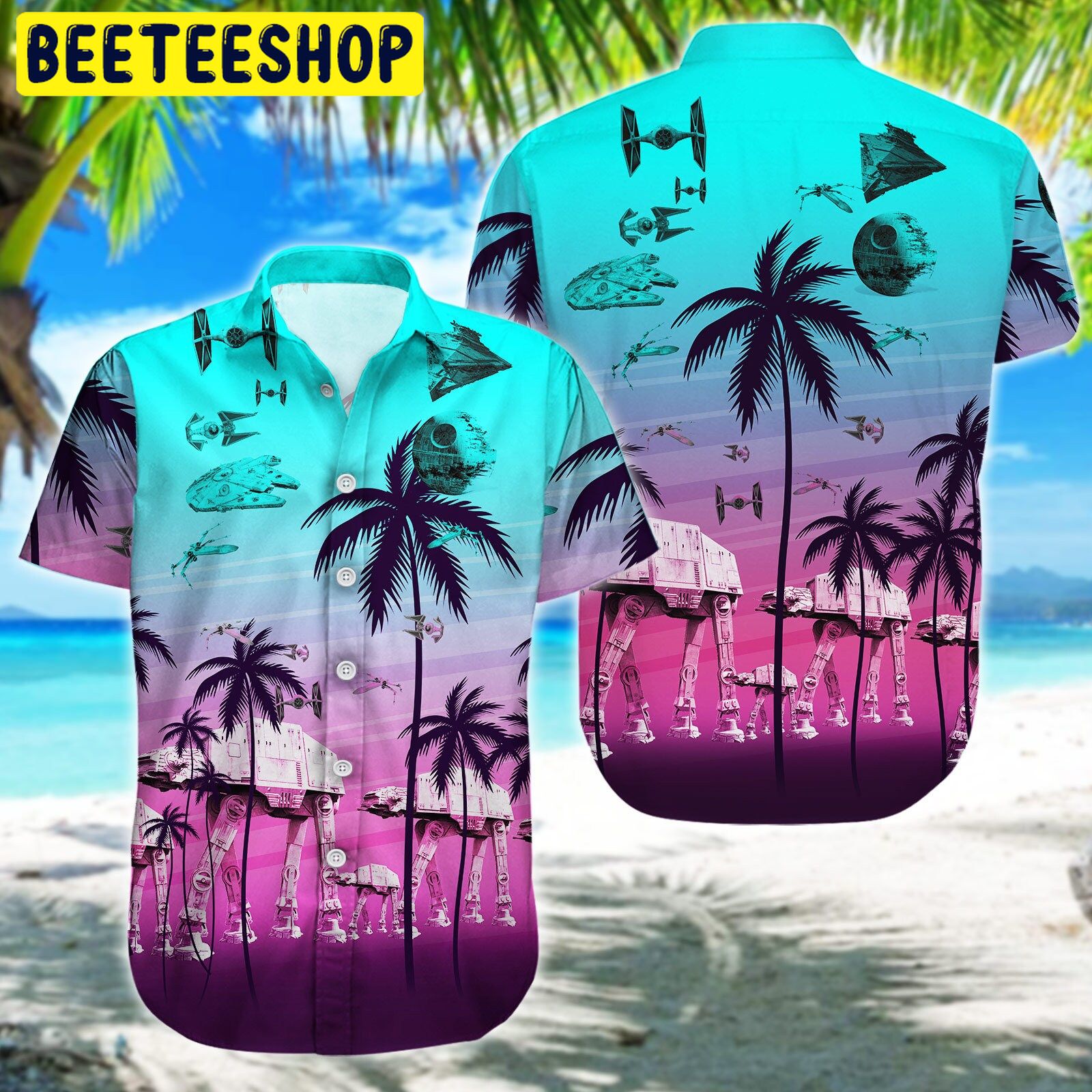 Star Wars Retro Tropical Trending Hawaiian Shirt