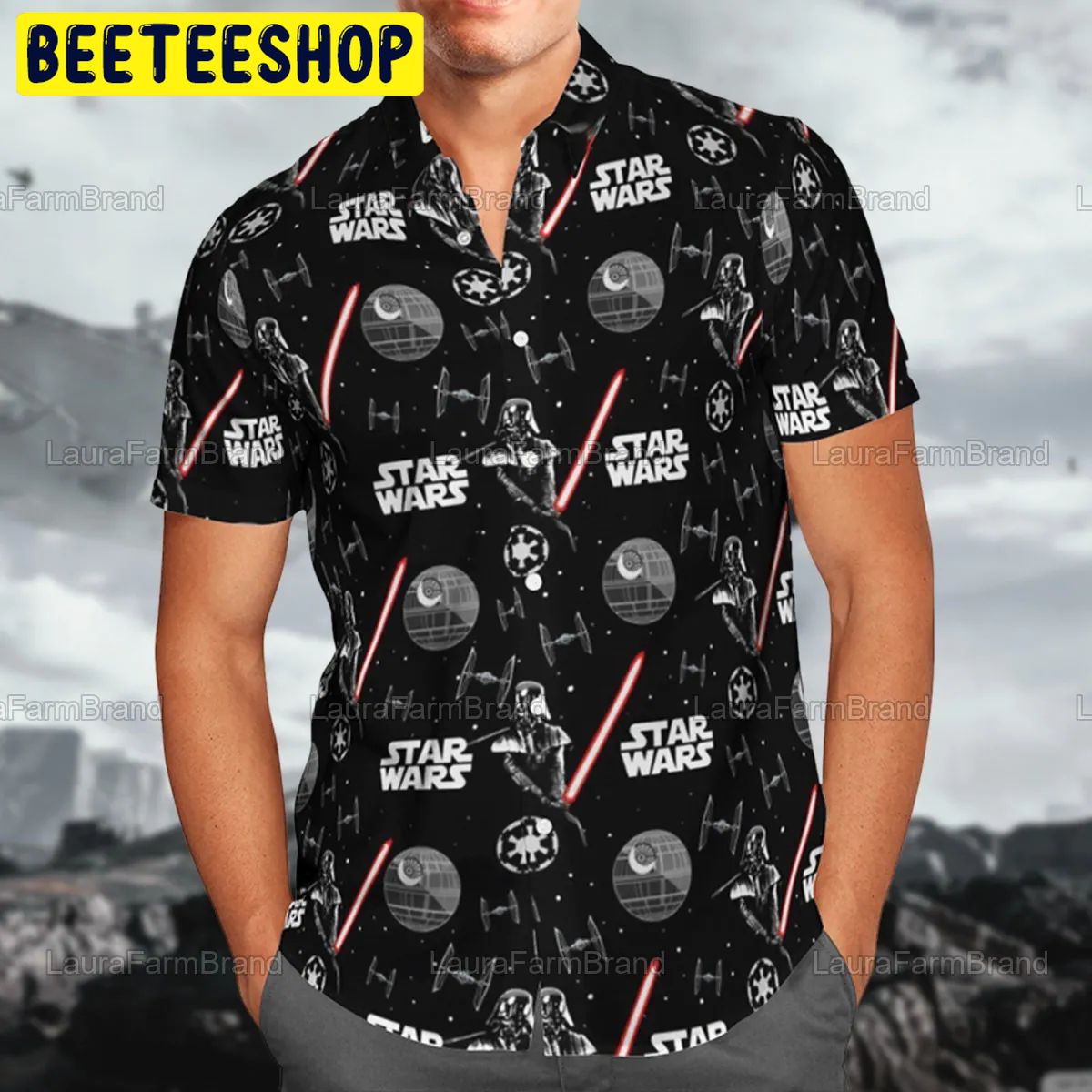 Star Wars Space Ship Battle Icon Trending Hawaiian Shirt