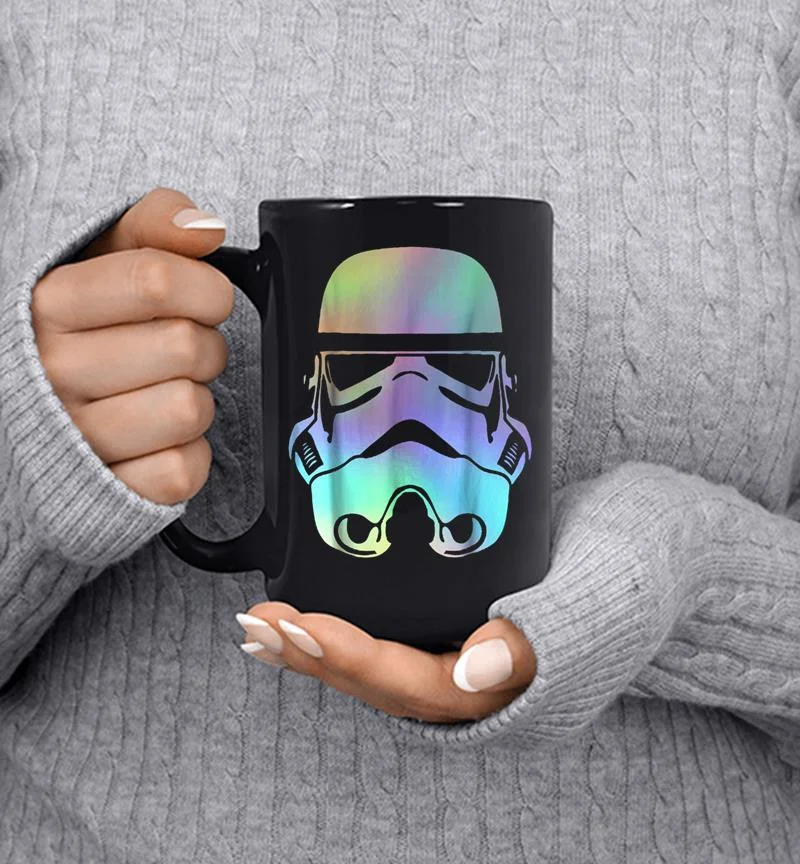 Star Wars Storm Trooper Neon Rainbow Graphic Mug