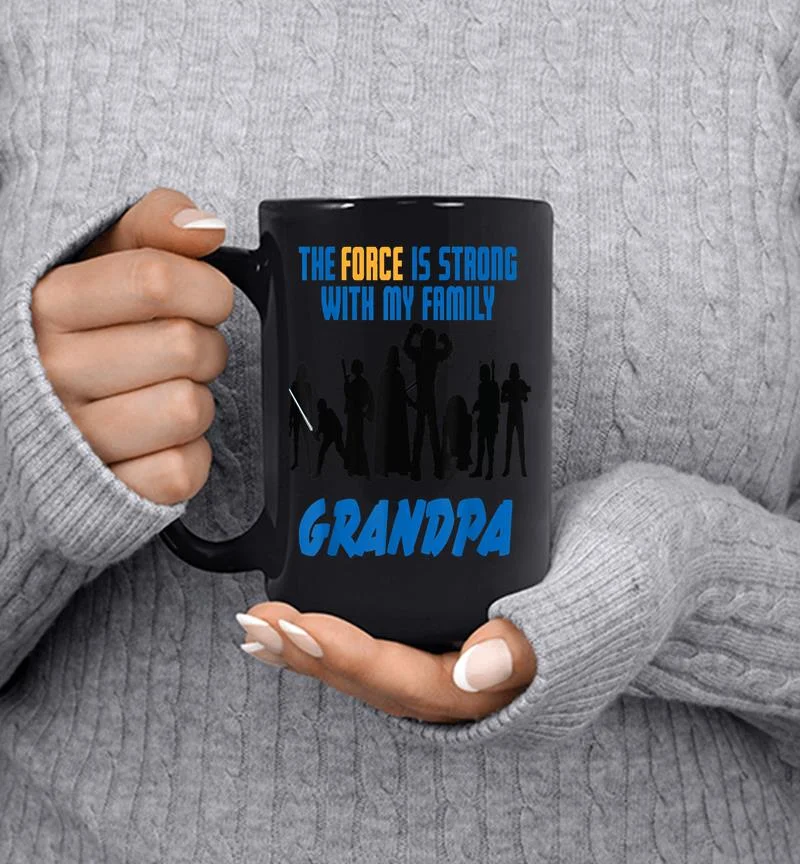 Star Wars The Force Matching Family Grandpa Mug