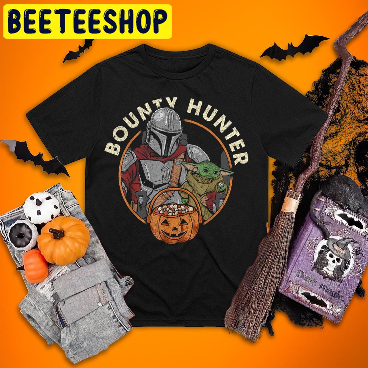 Star Wars The Mandalorian Candy Bounty Hunter Halloween Trending Unisex T-Shirt