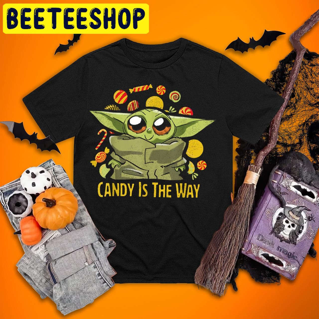 Star Wars The Mandalorian The Child Candy Halloween Trending Unisex T-Shirt