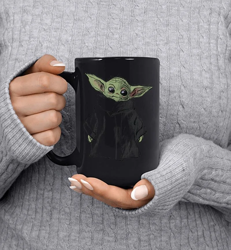 Star Wars The Mandalorian The Child Illustration Mug