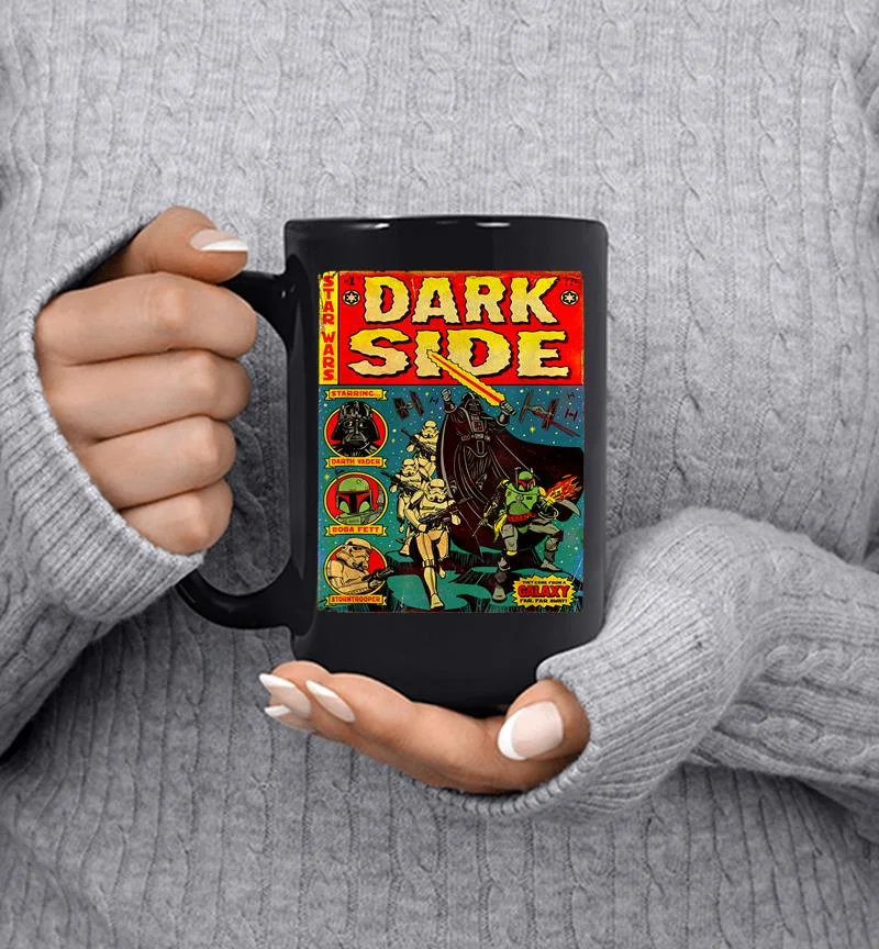 Star Wars Vader Dark Side Retro Comic Cover Graphic Mug