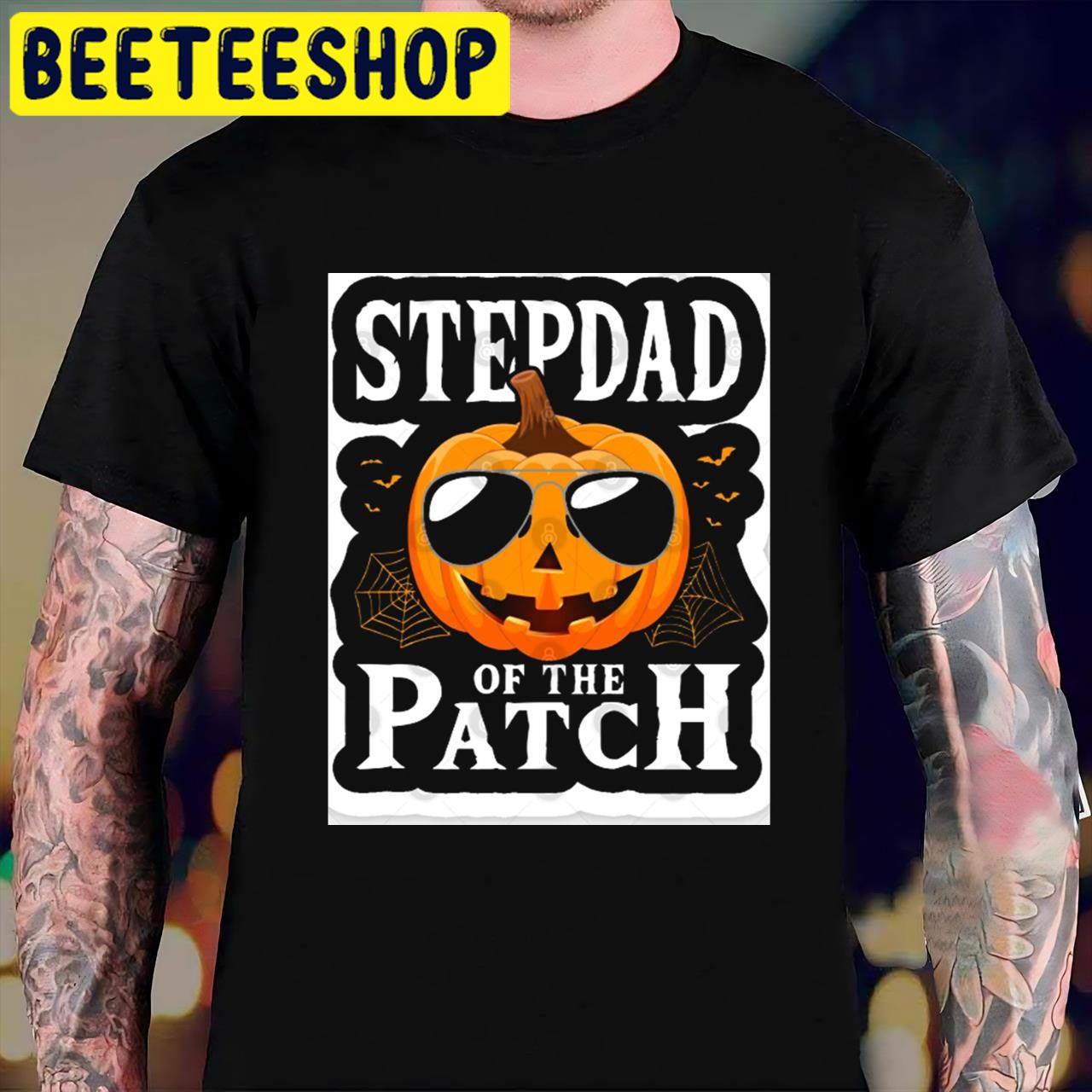 Stepdad Pumpkin Stepdad Of The Patch Halloween Trending Unisex T-Shirt