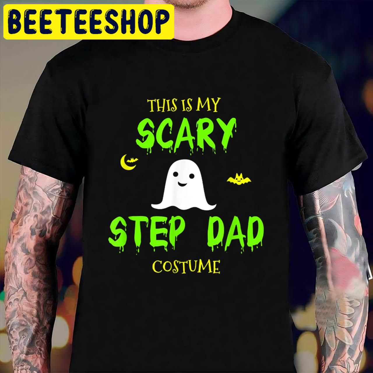 Stepdad Scary Stepdad Costume StepDad Lazy Halloween Trending Unisex T ...