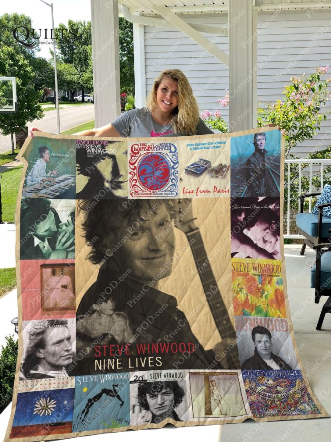 Steve Winwood Albums Quilt Blanket