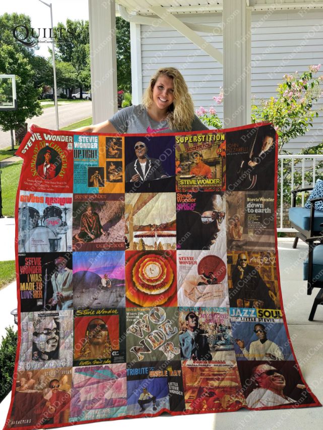 Stevie Wonder Albums Quilt Blanket