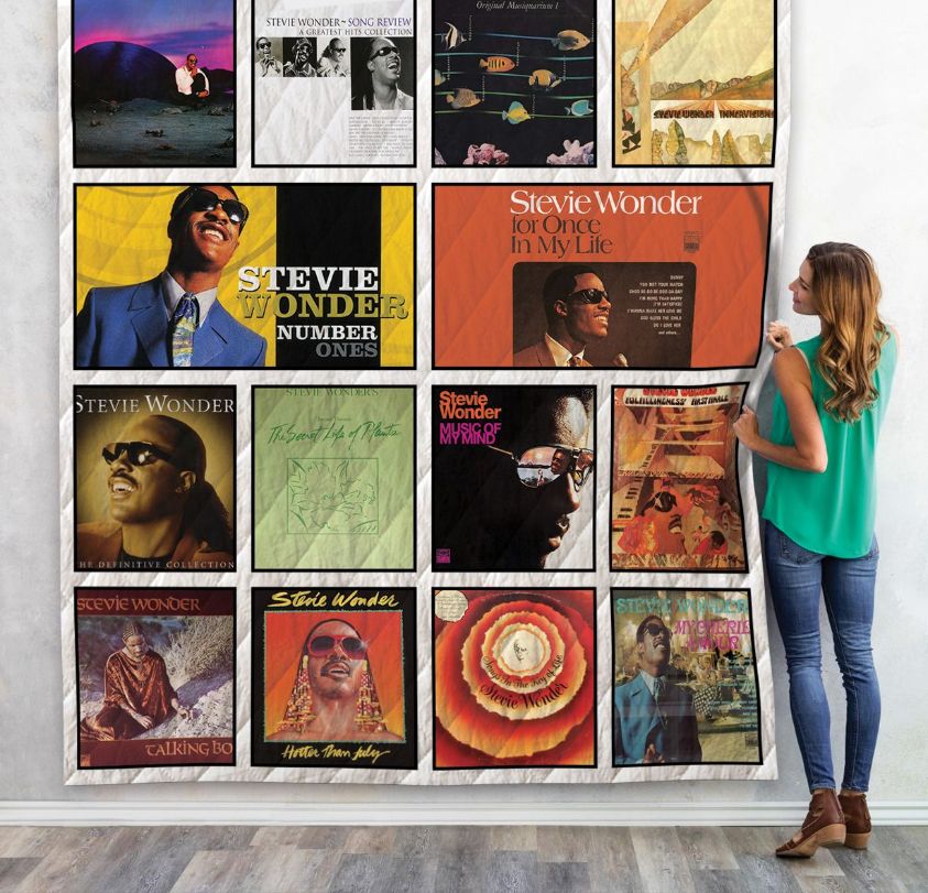 Stevie Wonder Best Albums Quilt Blanket