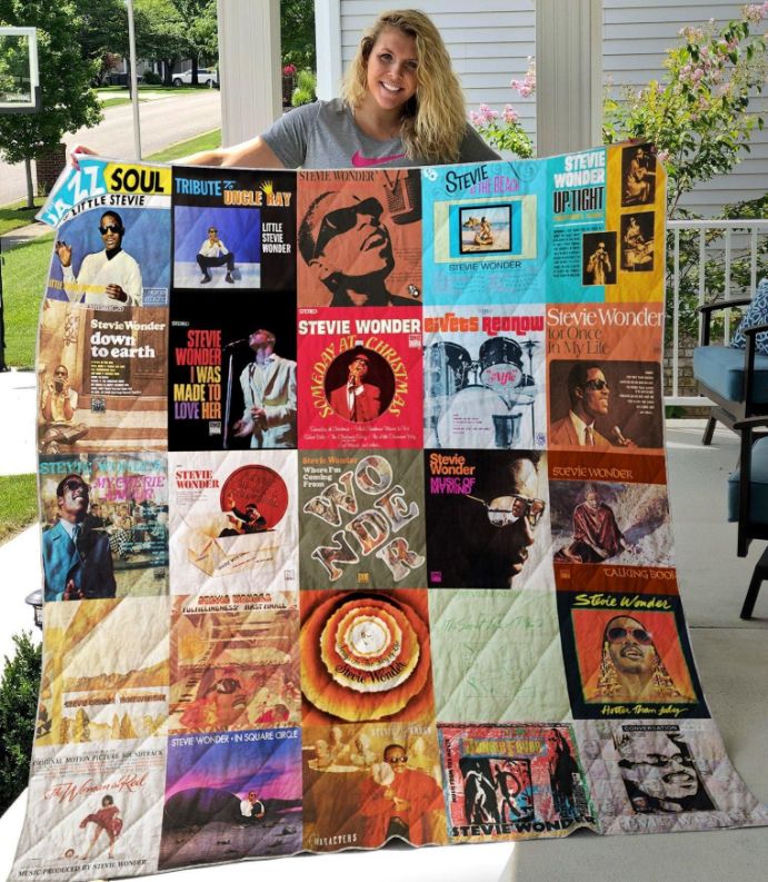 Stevie Wonder Quilt Blanket