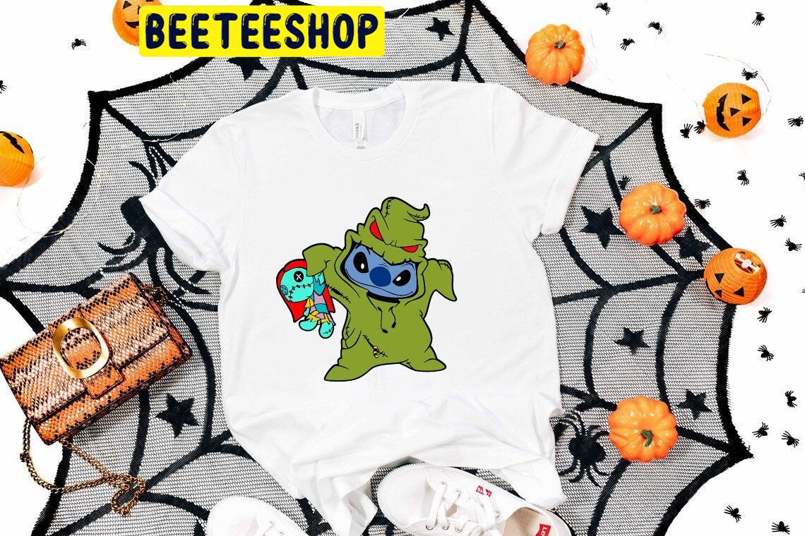 Stitch Horror Characters HalloweenTrending Unisex Shirt