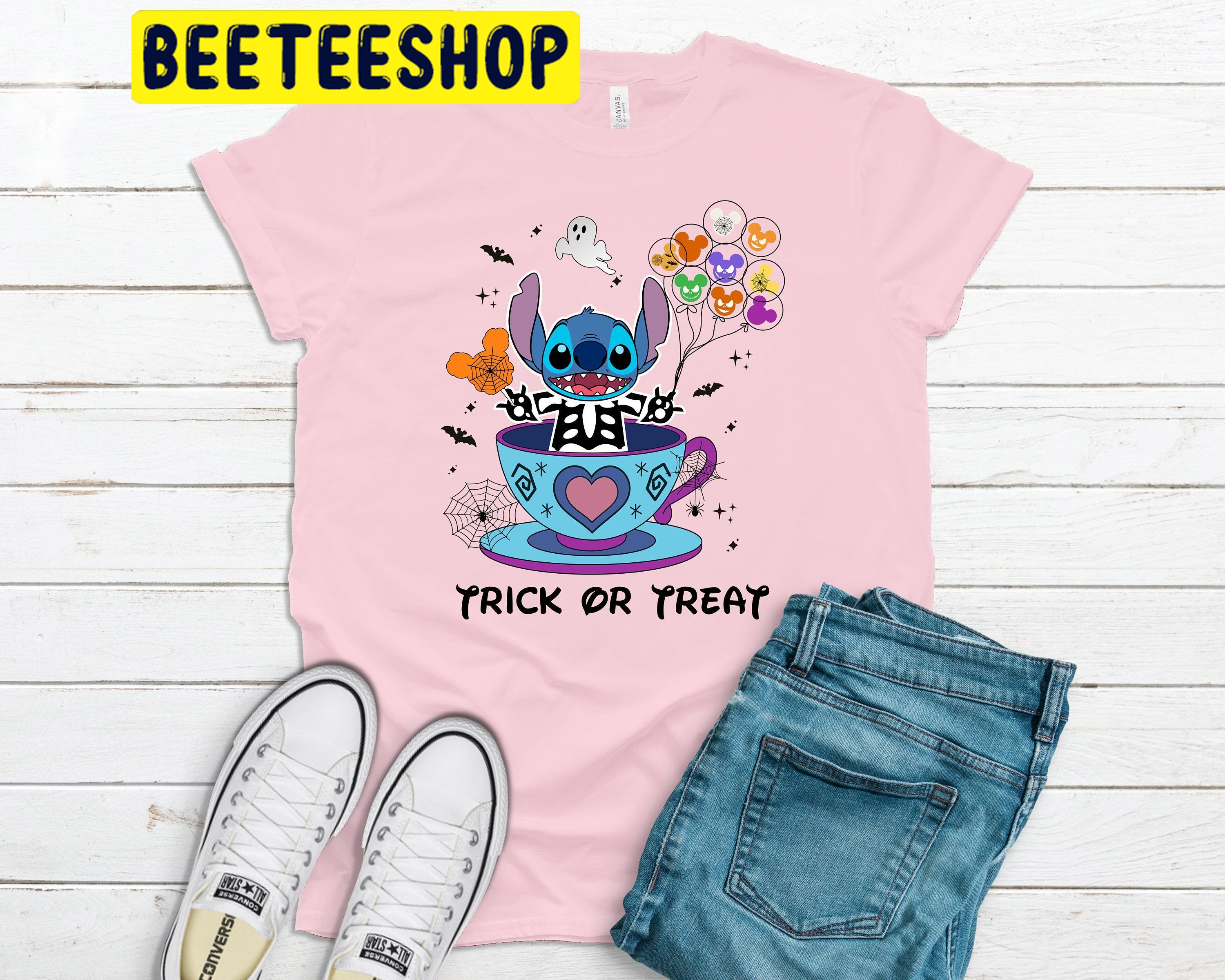 Stitch Lilo And Friends HalloweenTrending Unisex Shirt