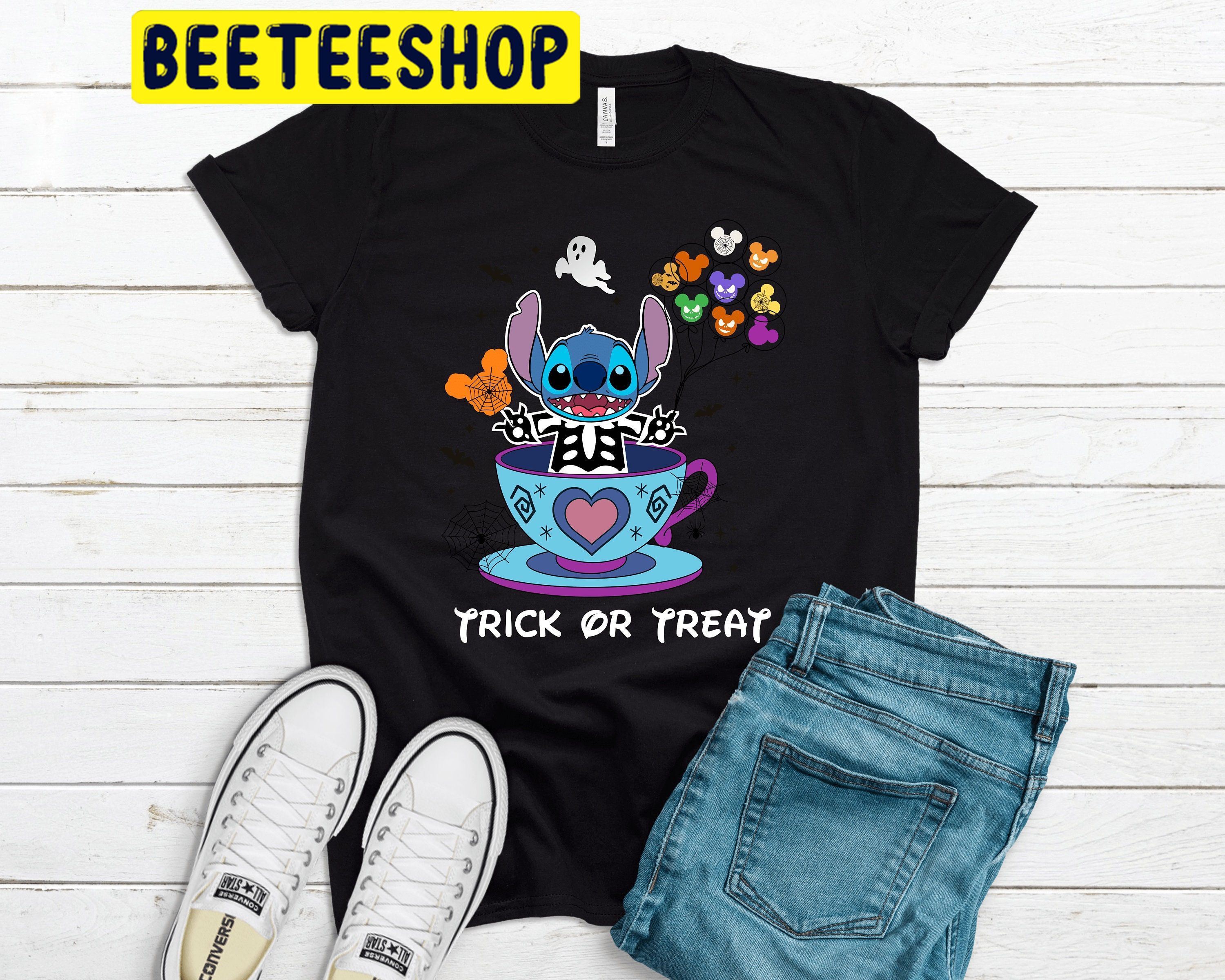 Stitch Lilo And Friends HalloweenTrending Unisex Shirt