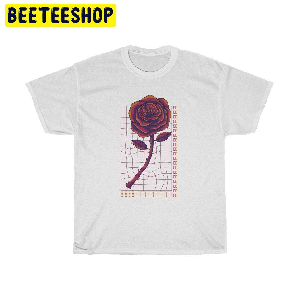 Streetwear Rose Futuristic Retrowave Vaporwave Trending Unisex Shirt ...
