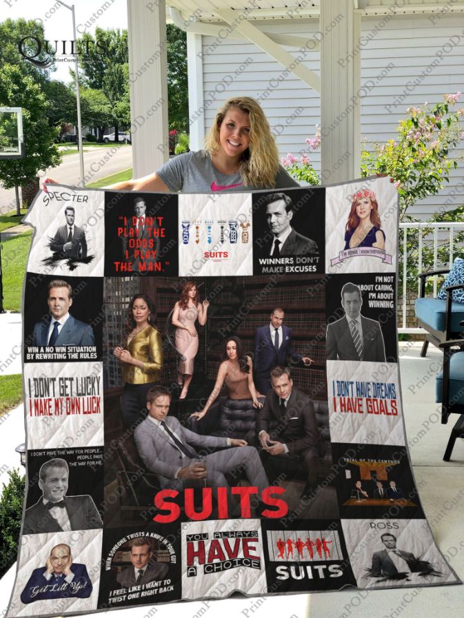 Suits Quilt Blanket