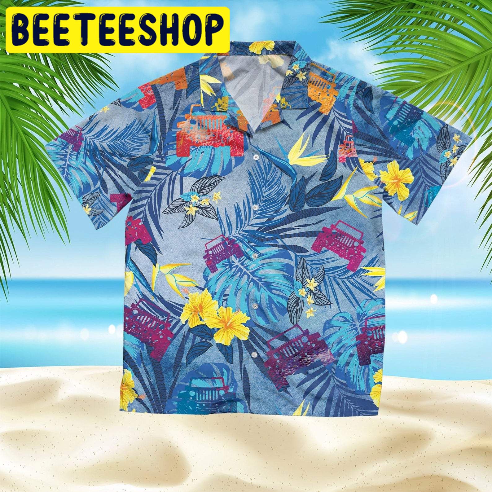 Summer Vibe Tropical Hawaiian Shirt