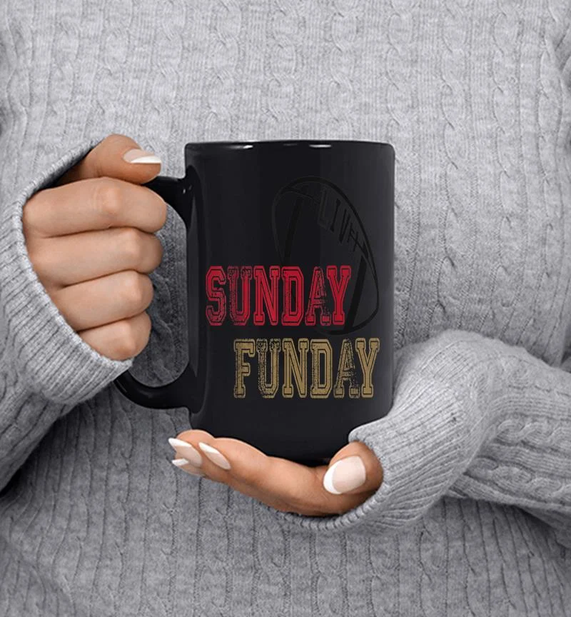 Sunday Funday Football Mug