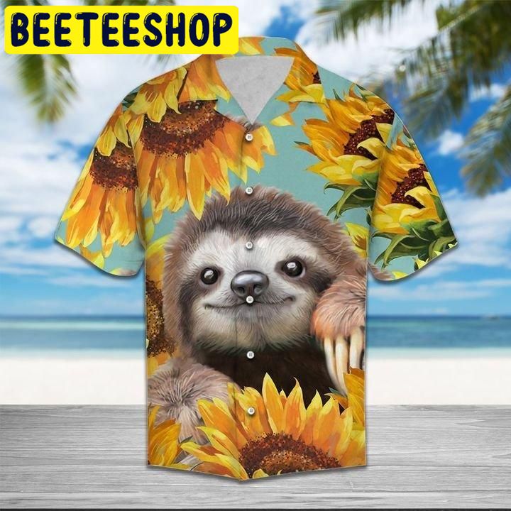 Sunflower Purple Hawaiian Shirt