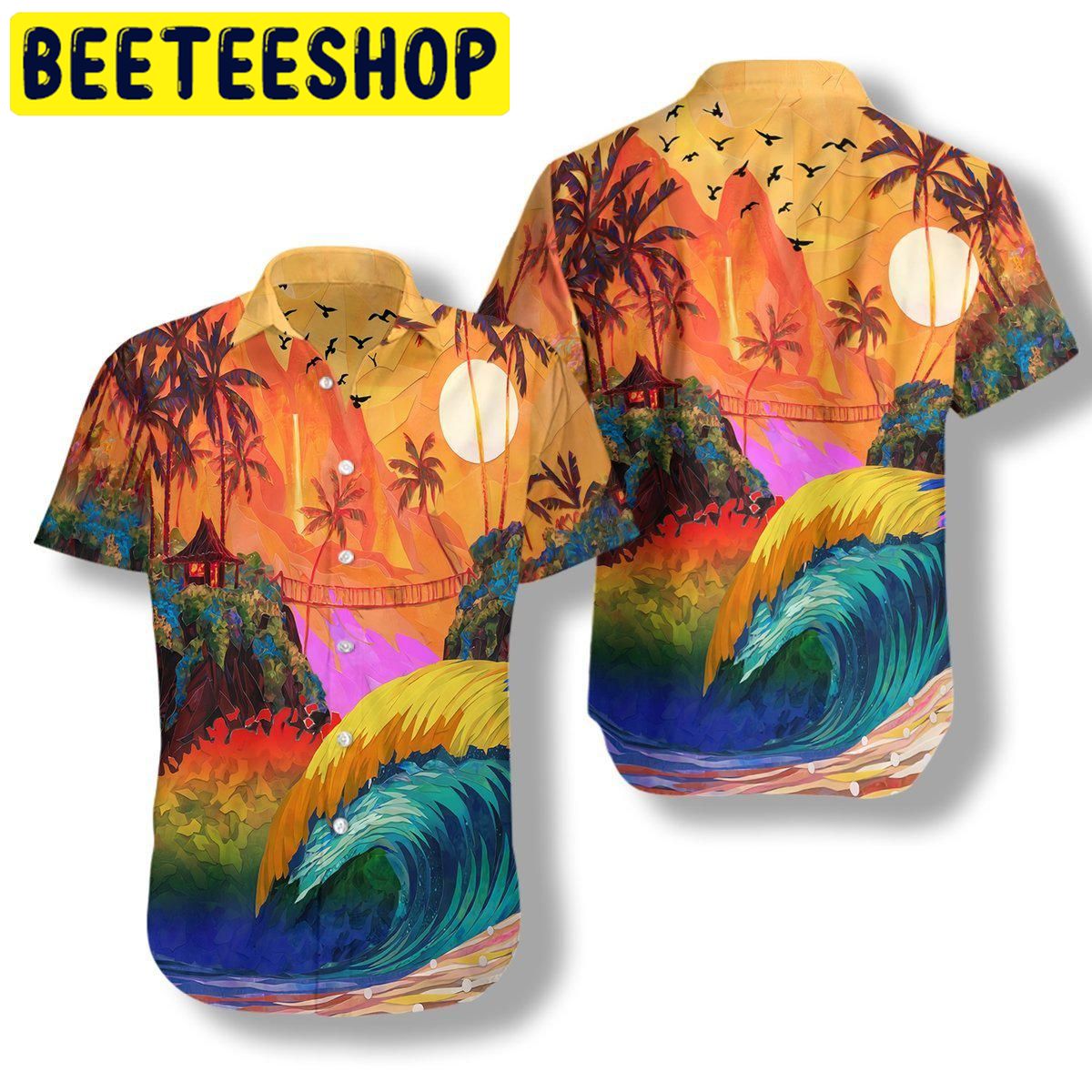 Sunset Hawaiian Shirt - Beeteeshop