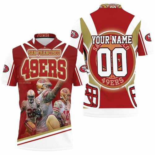 Super Bowl 2021 San Francisco 49ers Nfc East Champions Personalized 3D All Over Print Polo Shirt