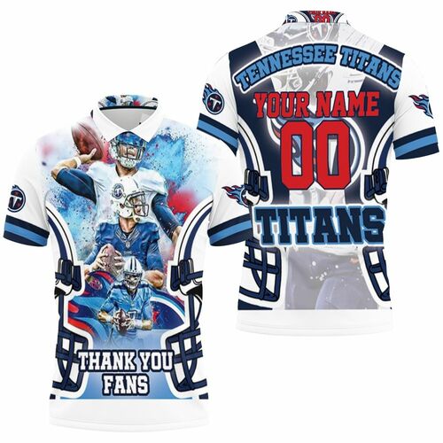 Super Bowl 2021 Tennessee Titans Afc South Champions For Fans Personalized 3D All Over Print Polo Shirt