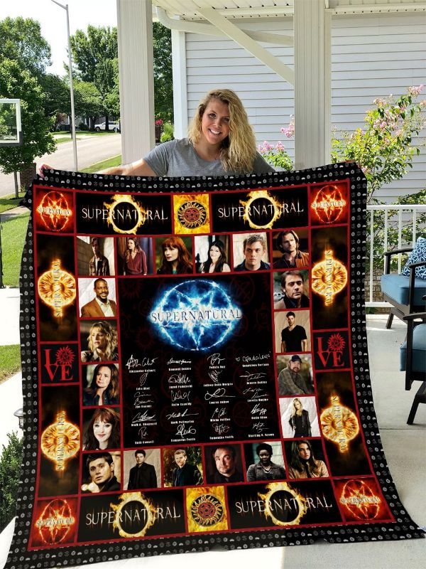 Supernatural Quilt Blanket