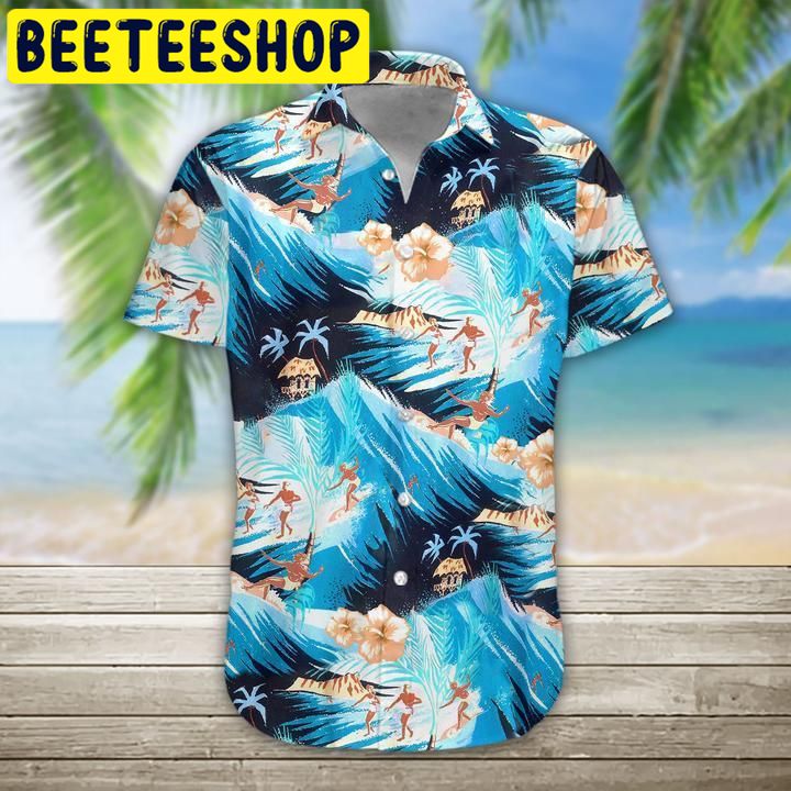 Surfing Hawaiian Shirt