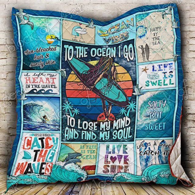 Surfing Salty But Sweet Quilt Blanket Great Customized Gifts For Birthday Christmas Thanksgiving Surfing Lover