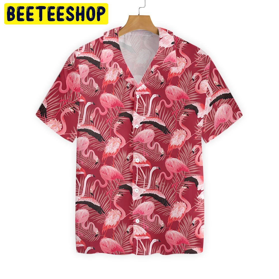 Sweet Flamingo 3D All Over Printed Trending Hawaiian Shirt