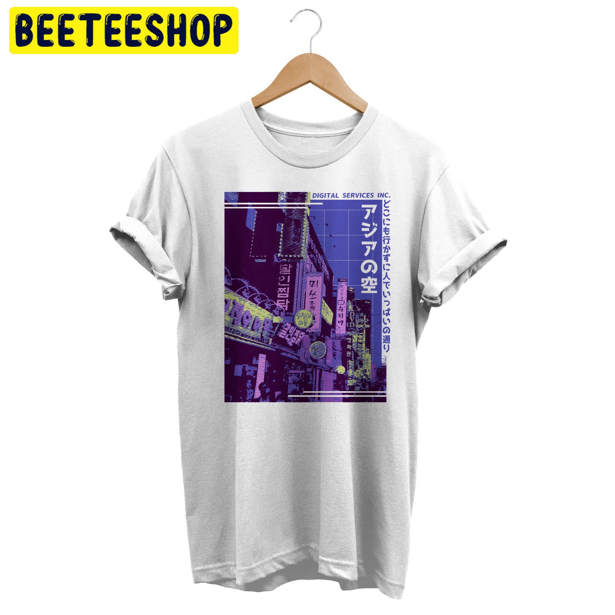 Synthwave Asian Street Vaporwave Aesthetic Trending Unisex Shirt