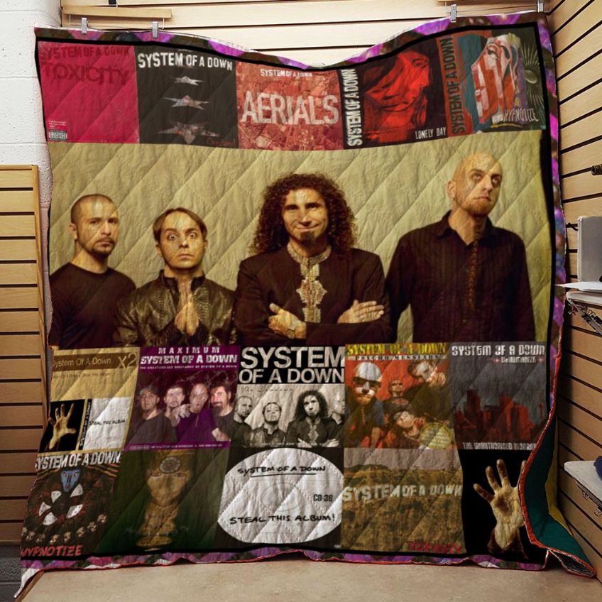 System Of A Down Band Quilt Blanket