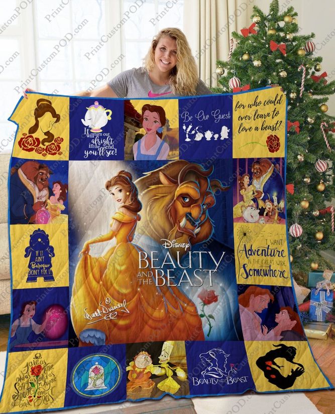 Ta – Beauty And The Beast Quilt Blanket