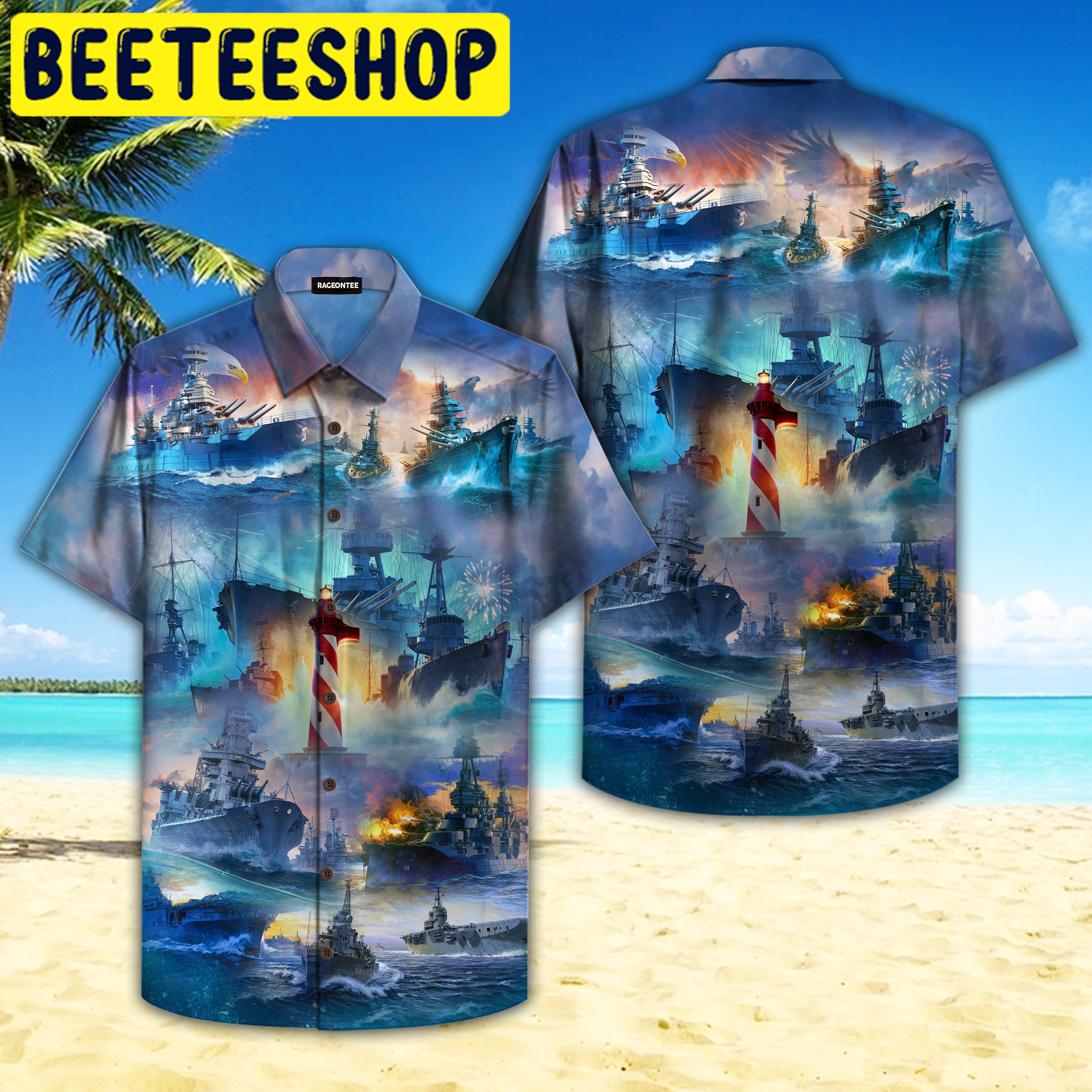 Take A Ship Then Go Anywhere You Want Hawaiian Shirt