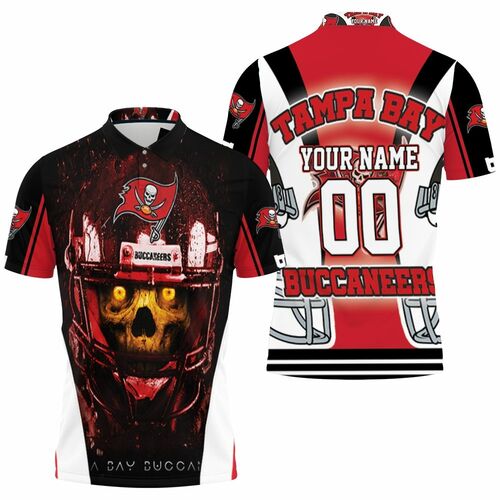 Tampa Bay Buccaneers 2021 Nfl Champions Skull Personalized 3D All Over Print Polo Shirt