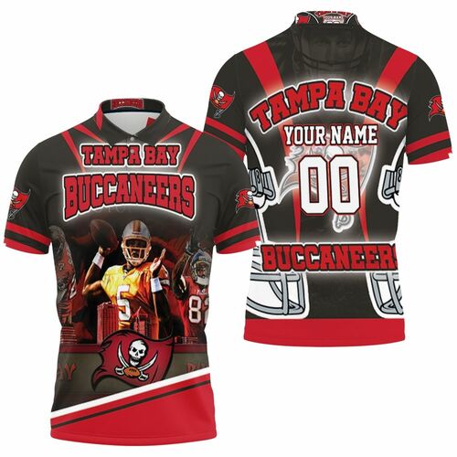 Tampa Bay Buccaneers 2021 Super Bowl Nfc South Champions Personalized 3D All Over Print Polo Shirt