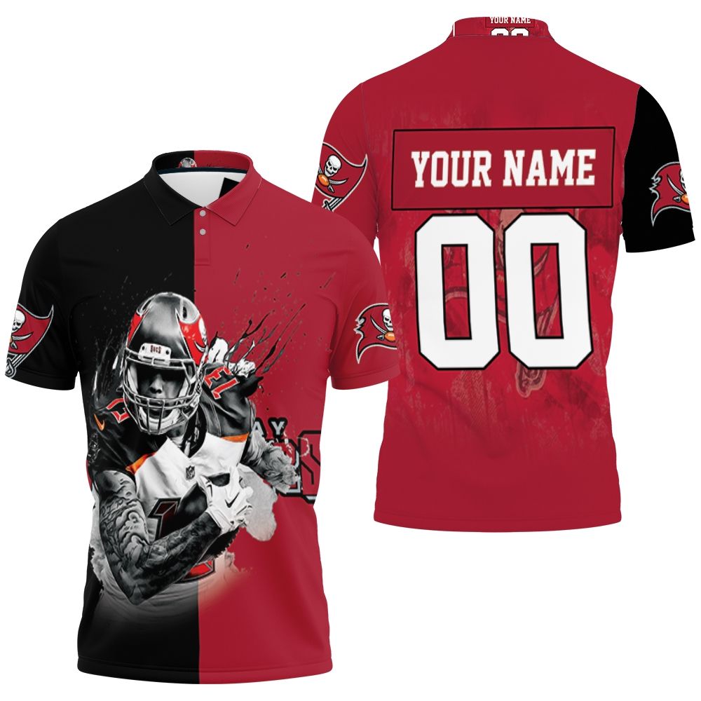 Tampa Bay Buccaneers Logo Best Player Personalized 1 3D All Over Print Polo Shirt