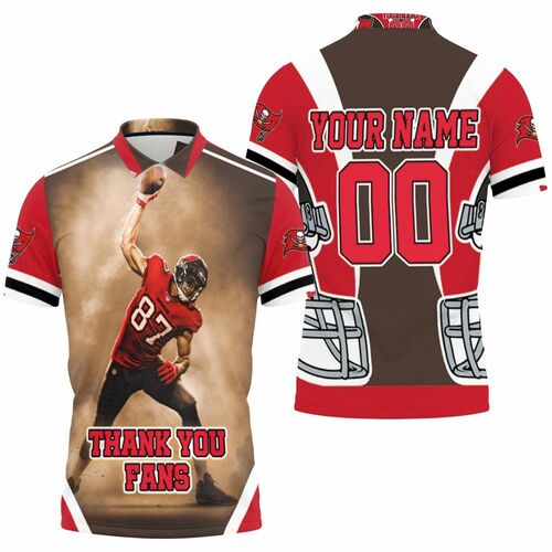 Tampa Bay Buccaneers Rob Gronkowski 87 Poster For Fans Personalized 3D All Over Print Polo Shirt