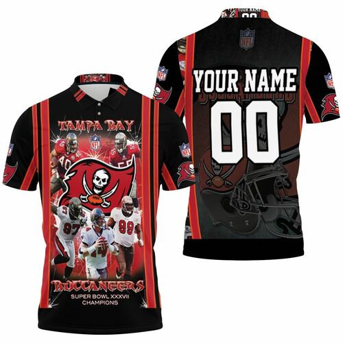 Tampa Bay Buccaneers Super Bowl 2021 Nfc South Division Champions Personalized 3D All Over Print Polo Shirt