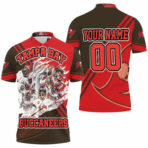 Tampa Bay Buccaneers Super Bowl Champions 2021 Personalized 3D All Over Print Polo Shirt