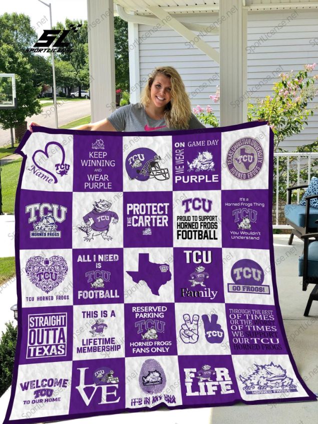 Tcu Horned Frogs Quilt Blanket