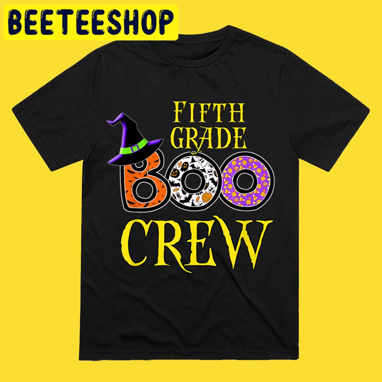 Teacher Fifth Grade Boo Crew Halloween Trending Unisex T-Shirt