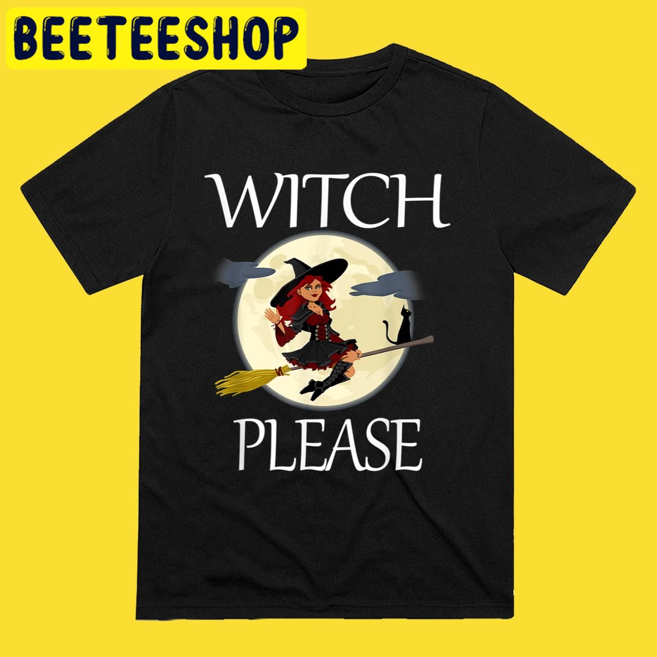 Teacher Funny Witch Please Halloween Trending Unisex T-Shirt