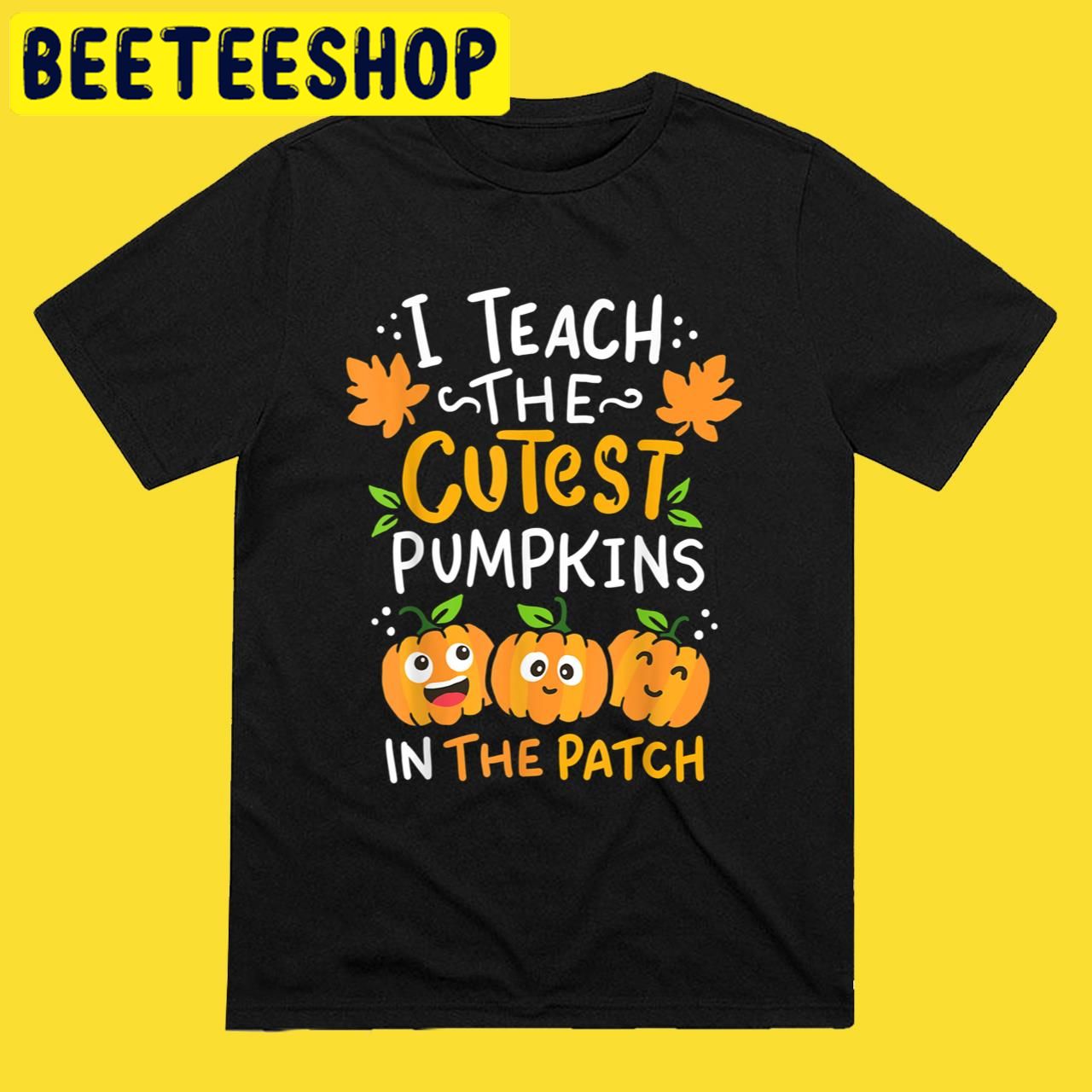 Teacher Pre-K Teacher Kindergarten Cutest Pumpkins Halloween Trending Unisex T-Shirt