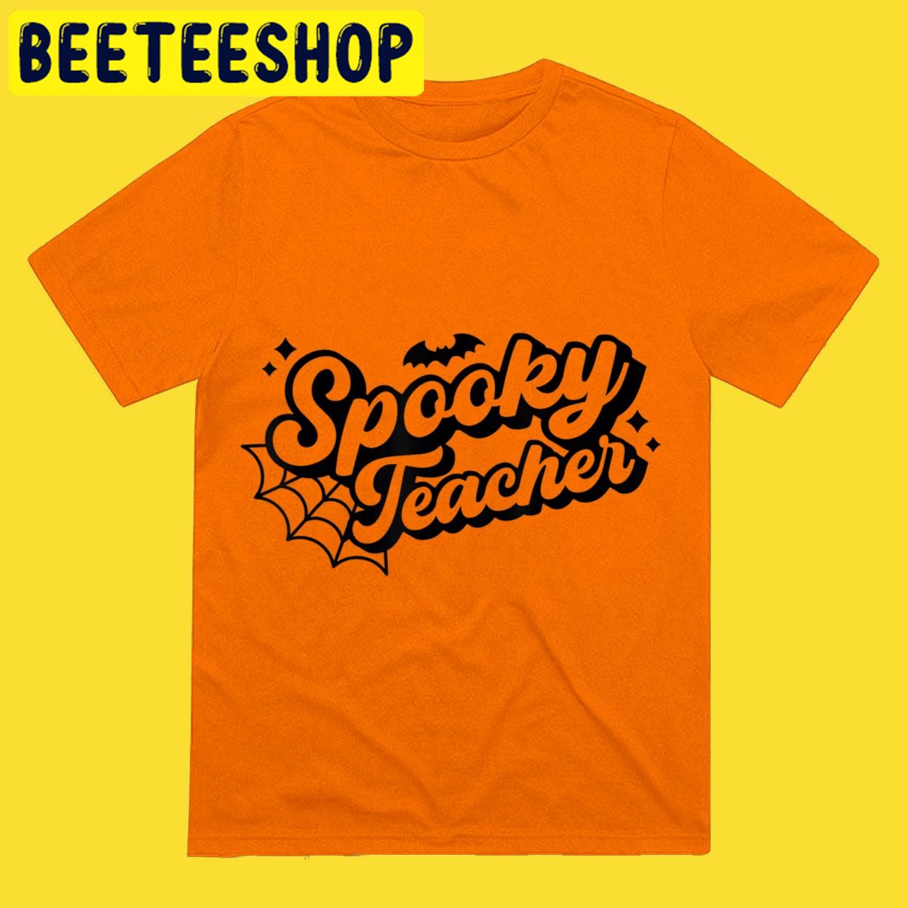 Teacher Spooky Teacher Trick or Teach Halloween Trending Unisex T-Shirt