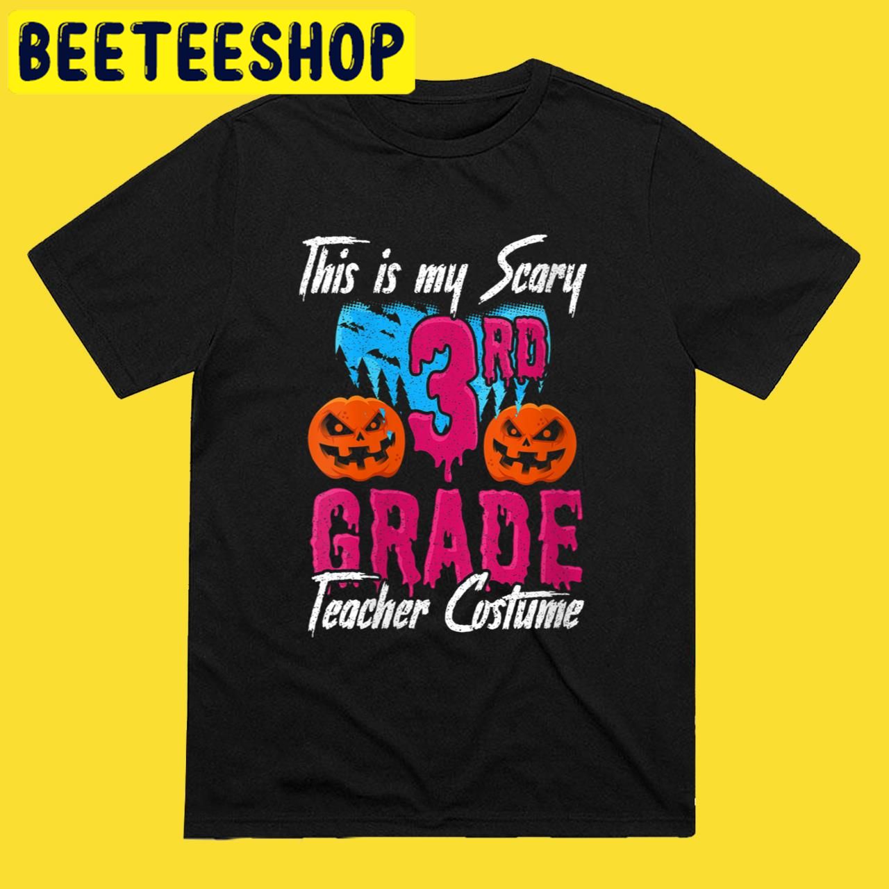 Teacher This Is My 3rd Grade Teacher Halloween Trending Unisex T-Shirt