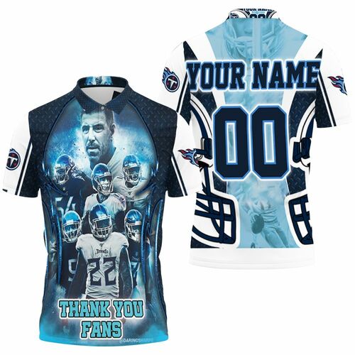 Team Tennessee Titans Thank You Fans Afc South Champions Super Bowl 2021 Personalized 3D All Over Print Polo Shirt