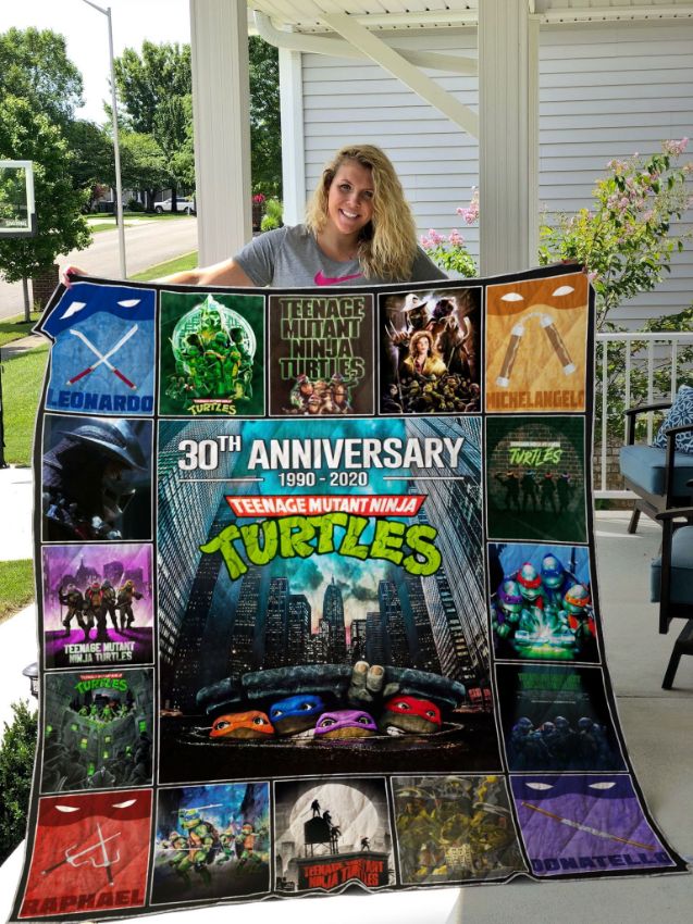 Teenage Mutant Ninja Turtles 30th Anniversary Quilt Blanket Great Customized Blanket Gifts For Birthday Christmas Thanksgiving